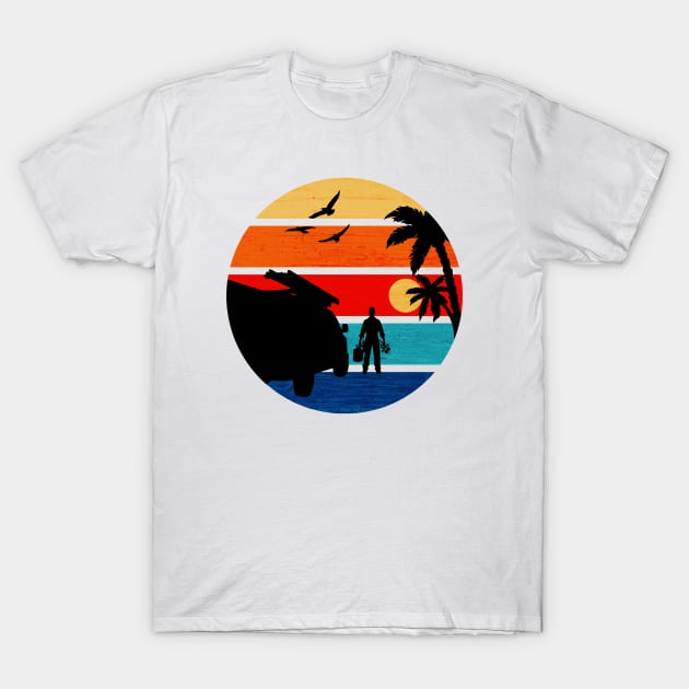 HVAC Sunset T-Shirt by Brand X Graffix
